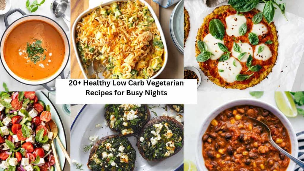 Healthy low carb vegetarian recipes